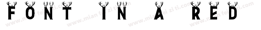 Font in a Red Suit (The Christmas Font)字体转换
